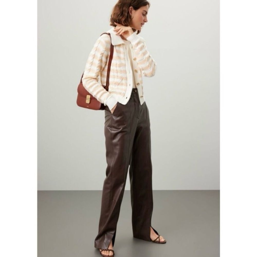 #109 Derek Lam Chunky Knit Cropped Summer Sweater